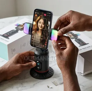 Support De Téléphone Rotatif Avec Suivi Facial IA Automatique