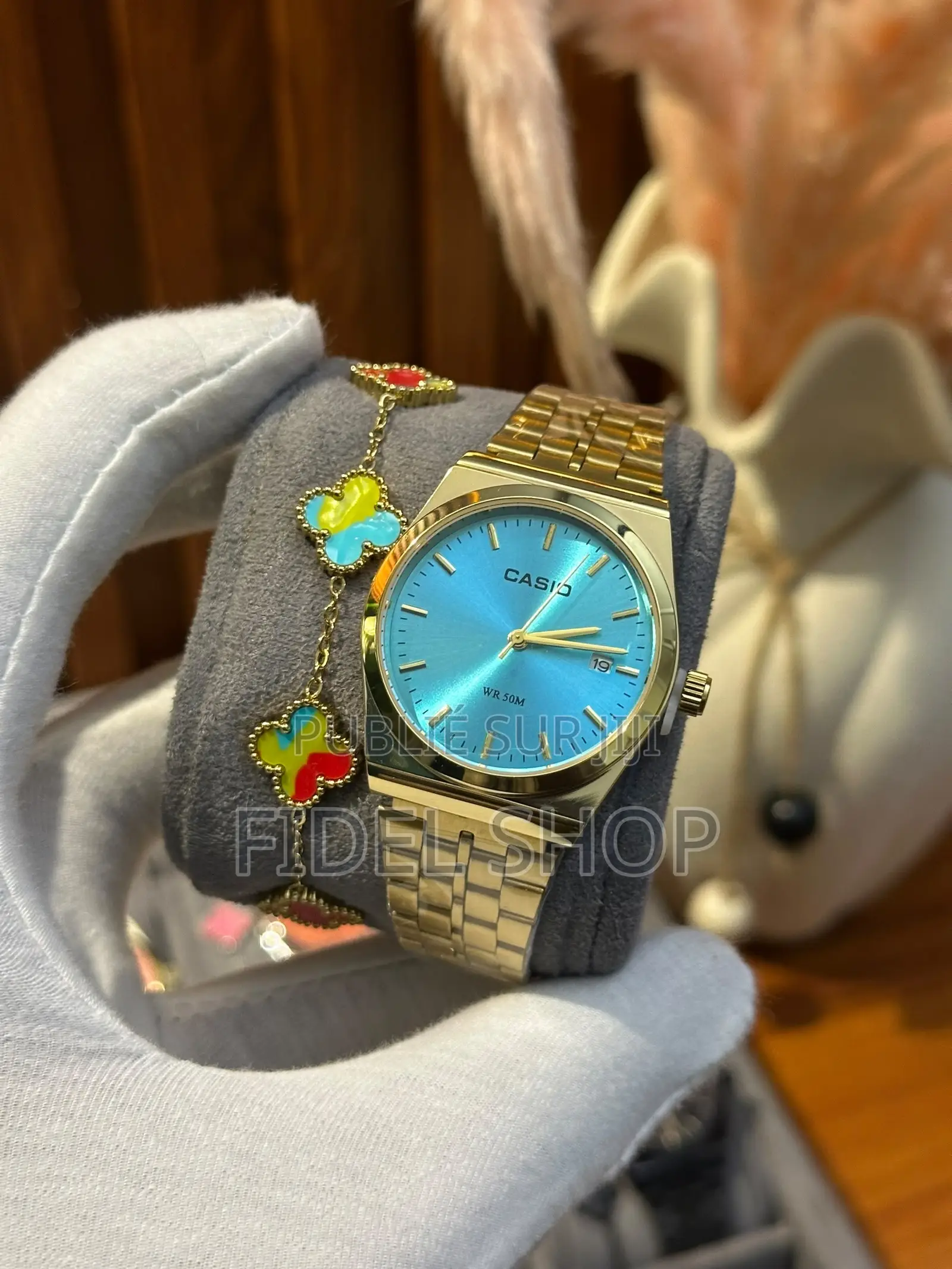 Casio Mixte -Homme Et Femme Plus Bracelet