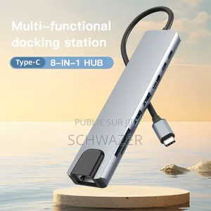 Hub USB-C 8-en-1 UNIEAN
