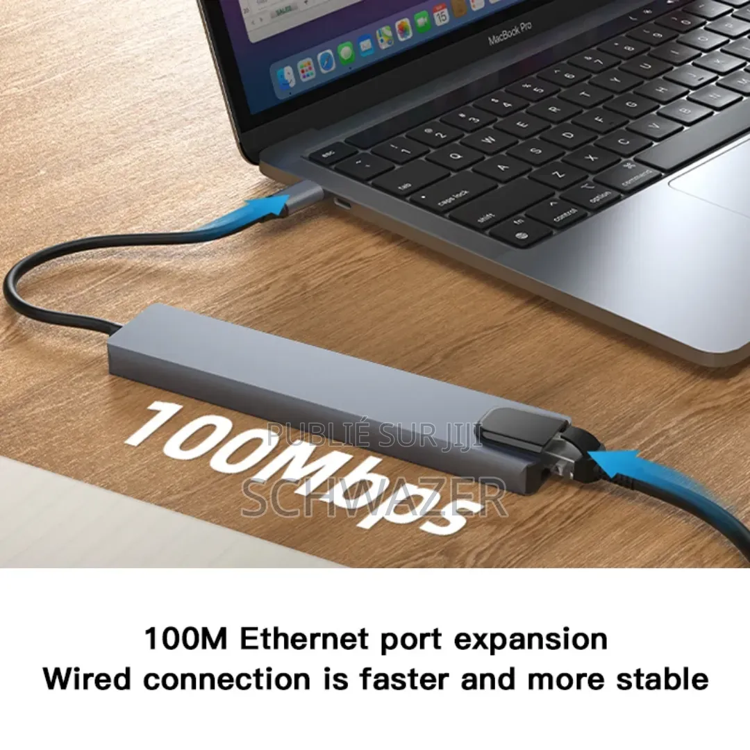 Hub USB-C 8-en-1 UNIEAN