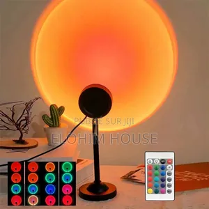 Lampe Sunset RGB – 16 Couleurs Avec Télécommande*
‎
‎