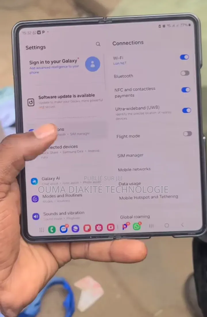 Nouveau Samsung Galaxy Fold 5G 512 GB Blanc