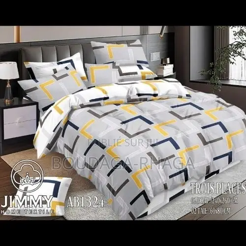 Ensemble De Literie Draps De 2 Place Et 2 Tais D’oreiller