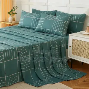Ensemble De Literie Draps De 2 Place Et 2 Tais D’oreiller