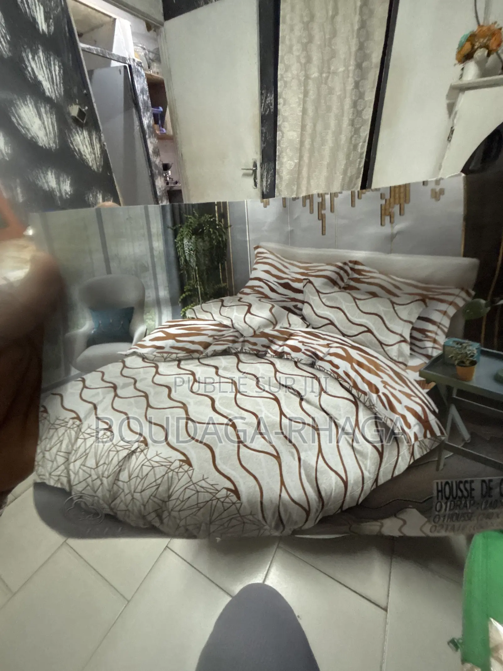 Ensemble De Literie Draps De 2 Place Et 2 Tais D’oreiller