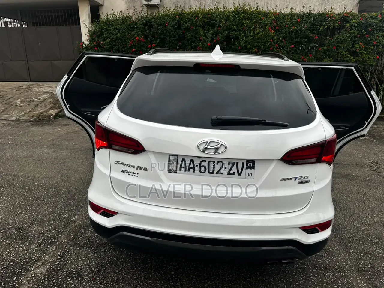 Hyundai Santa Fe 2018 Blanc