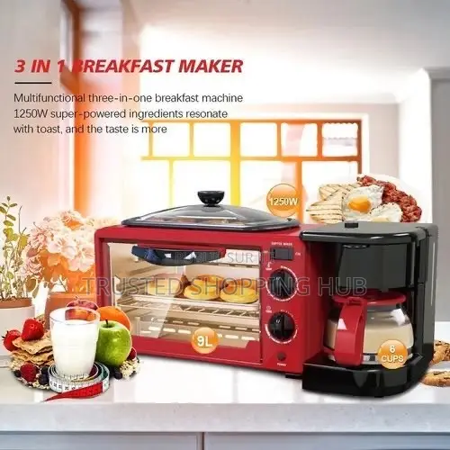 Appareil De Petit-Déjeuner Multifonction 3 en 1