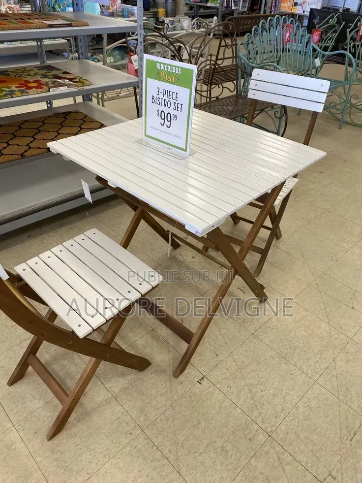 Table D’exterieur 4 Chaises