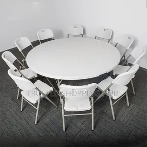 Table Ronde Pliante 1m 80