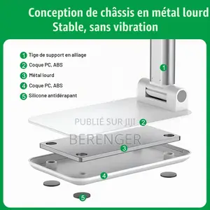 Support De Téléphone Portable Pliable Et Télescopique