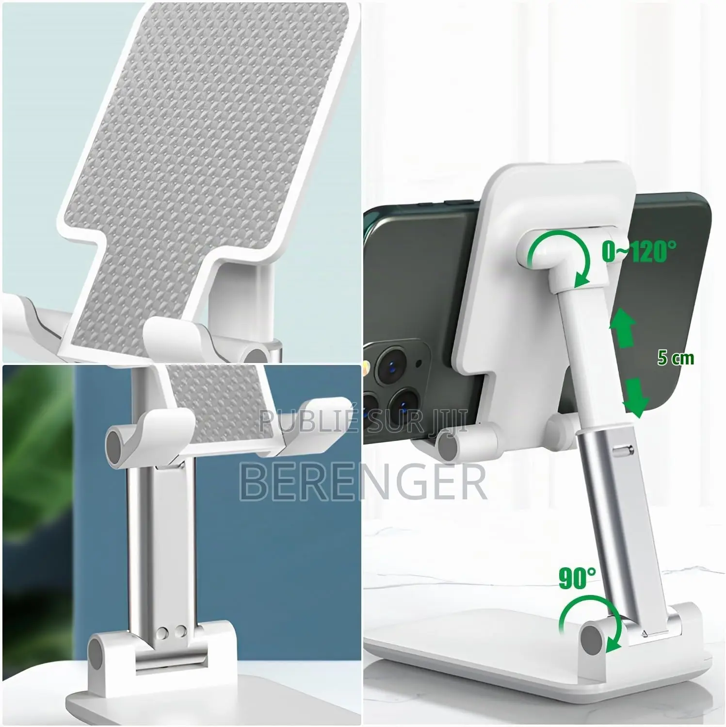 Support De Téléphone Portable Pliable Et Télescopique