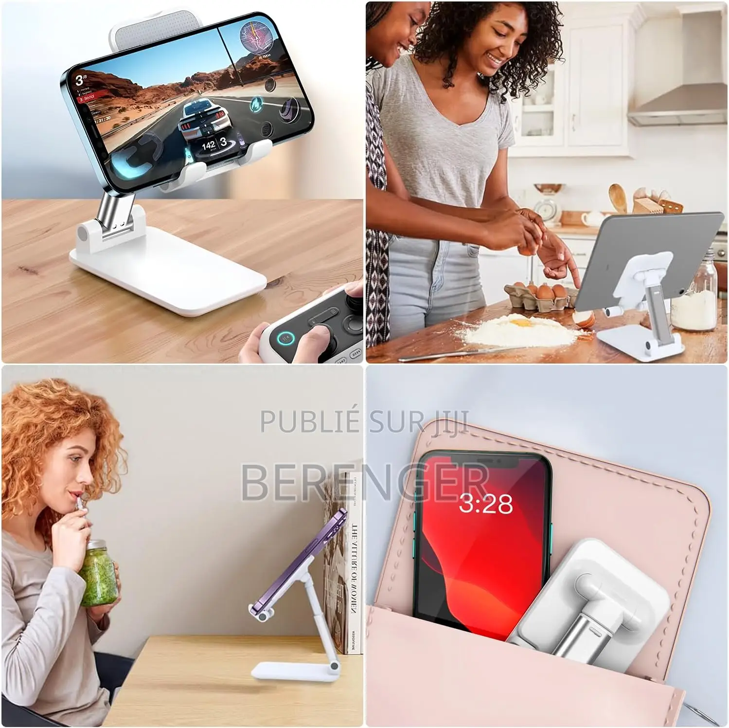 Support De Téléphone Portable Pliable Et Télescopique
