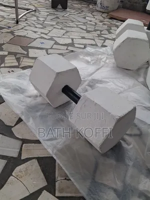 Haltère en Béton Unique