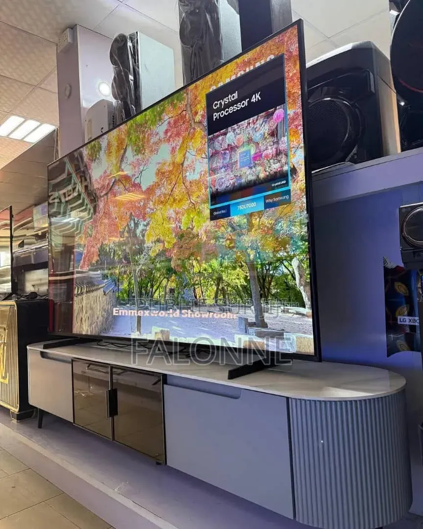 Samsung 75 Pouces Crystal UHD Smart TV, Modèle DU7000.