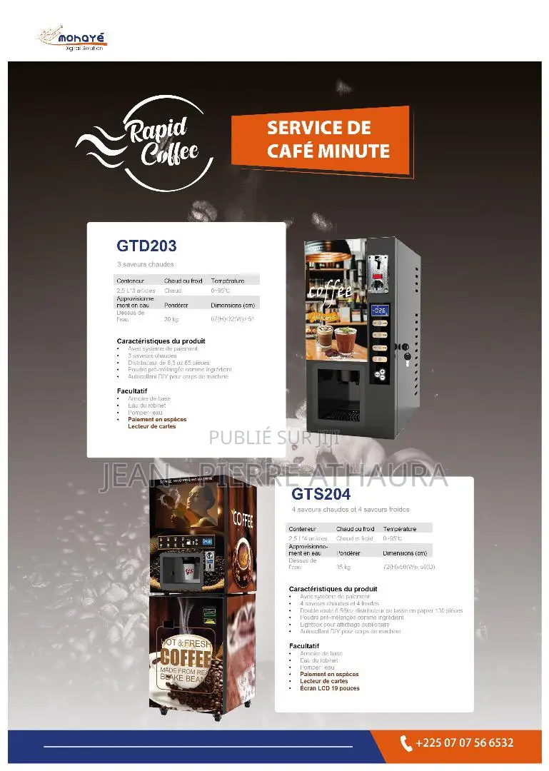 Distributeur a Café