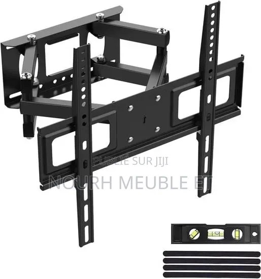 Support Mural TV Type Robot – Orientable 26"-65" – Neuf – Abidjan