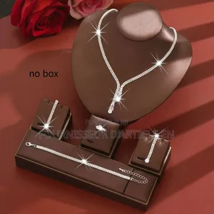 Collier en Argent en Forme De Larme