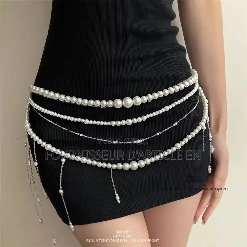 Cette Chaîne De Taille Double Couche Au Design Unique