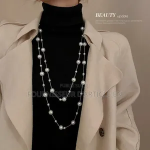 Collier De Perles Multicouches