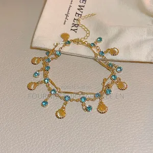 Collier De Style Français en Forme De Coquillage
