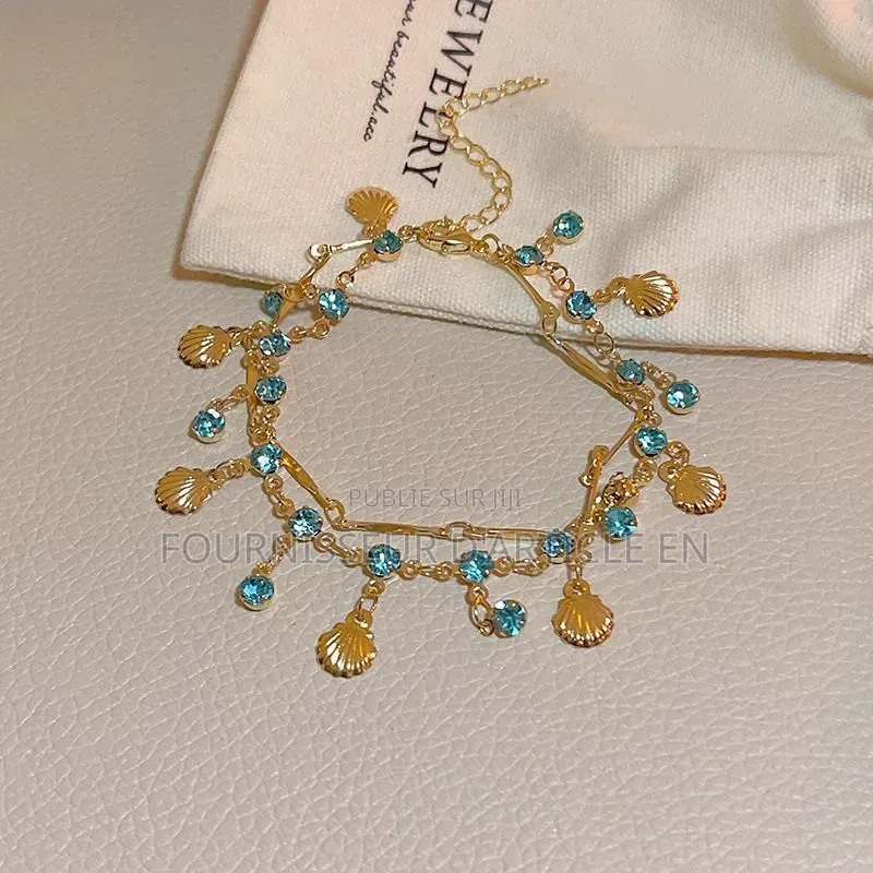 Collier De Style Français en Forme De Coquillage