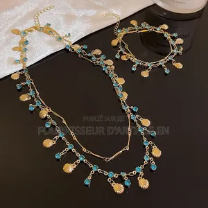 Collier De Style Français en Forme De Coquillage