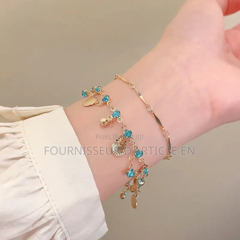 Collier De Style Français en Forme De Coquillage