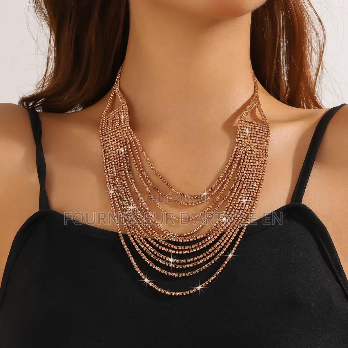 Collier Ras-De-Cou Strassé