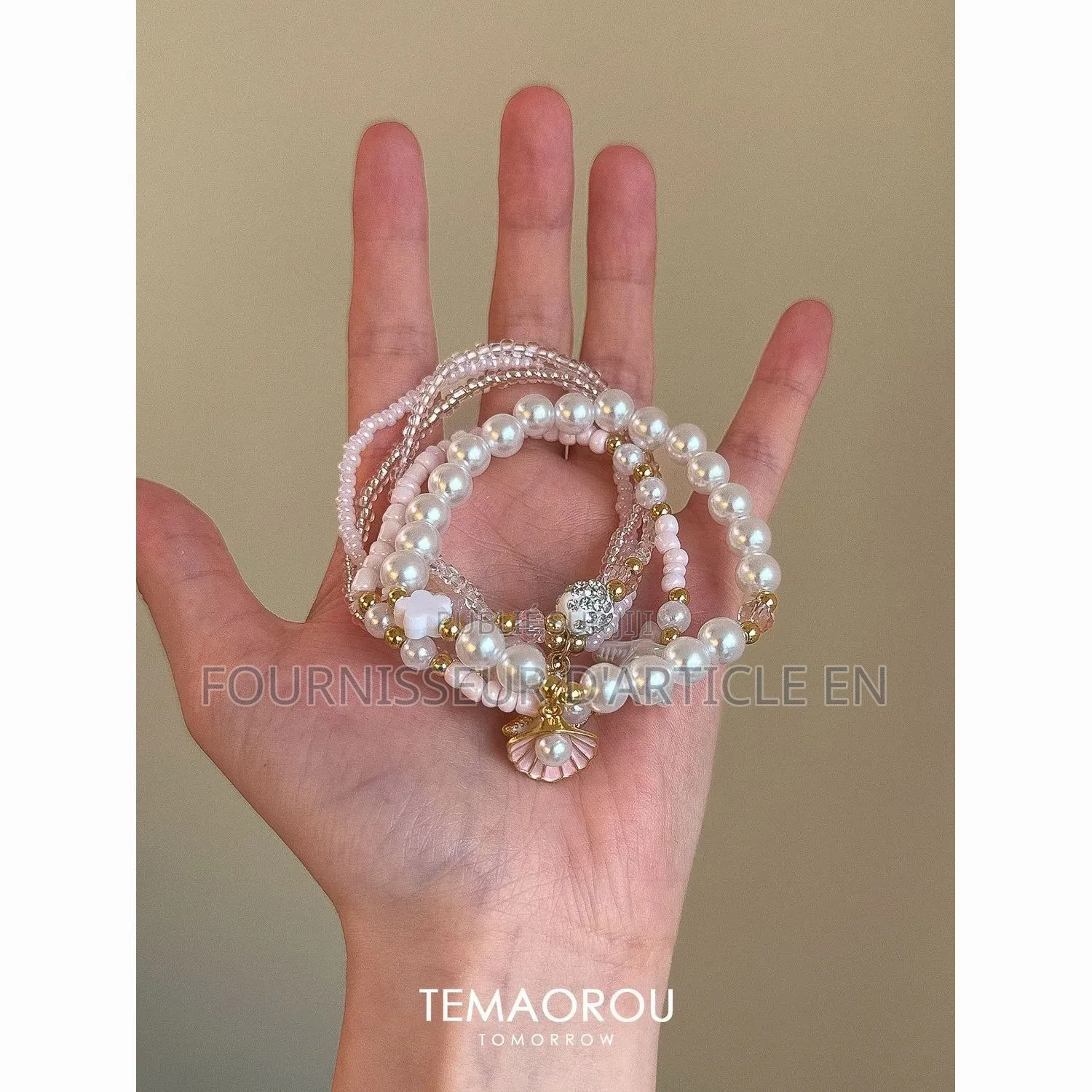 Bracelet Élastique Multi-Tours (Modèle Une Pièce