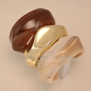 Ensemble De Bracelets en Acrylique Et Résine
