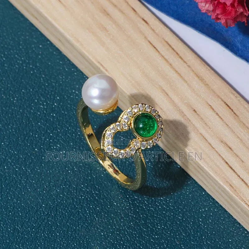 Ensemble De 3 Bijoux,collier, Bague Et Boucles d'Oreilles