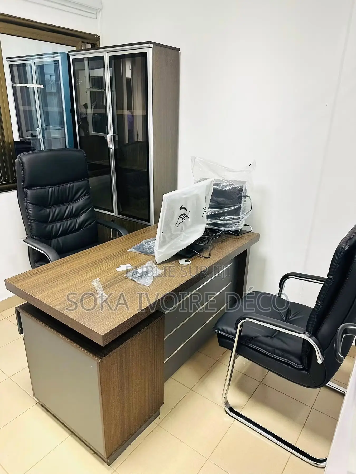 Ensemble Bureau Complet 3 Chaises Confortable