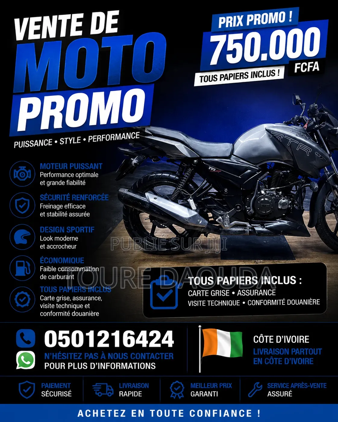 Nouveau Apsonic AP125-30 2026 Noir