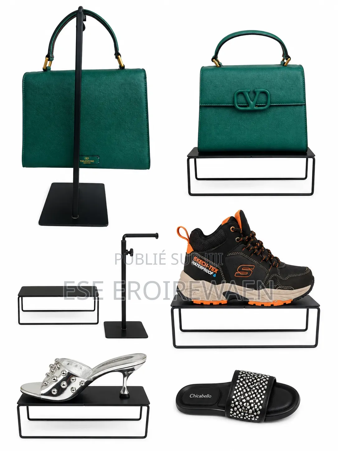 Présentoirs Luxe Pour Chaussures Sacs
