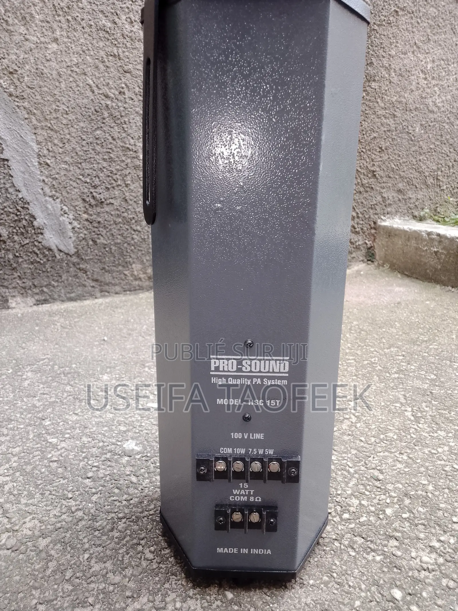 Enceinte Colonne PA Pro-Sound HSC-15T, 15 W