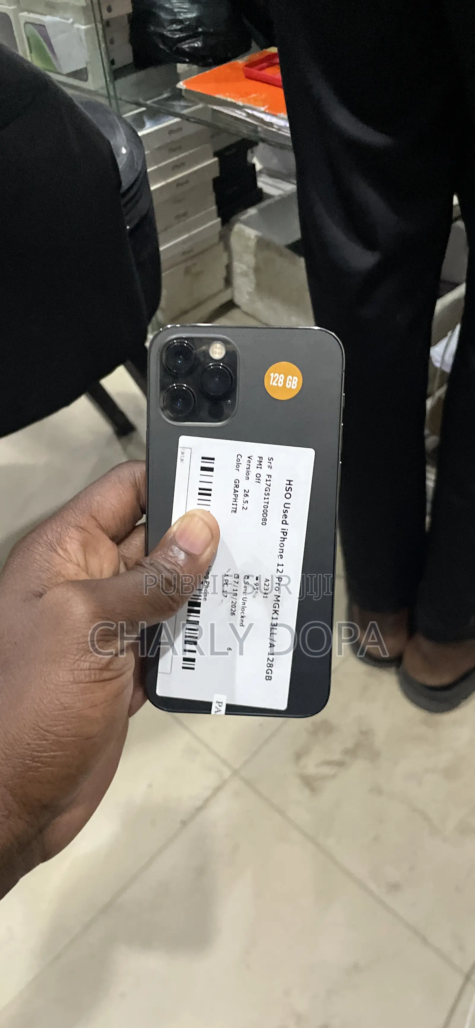 Apple iPhone 12 Pro 128 GB Noir