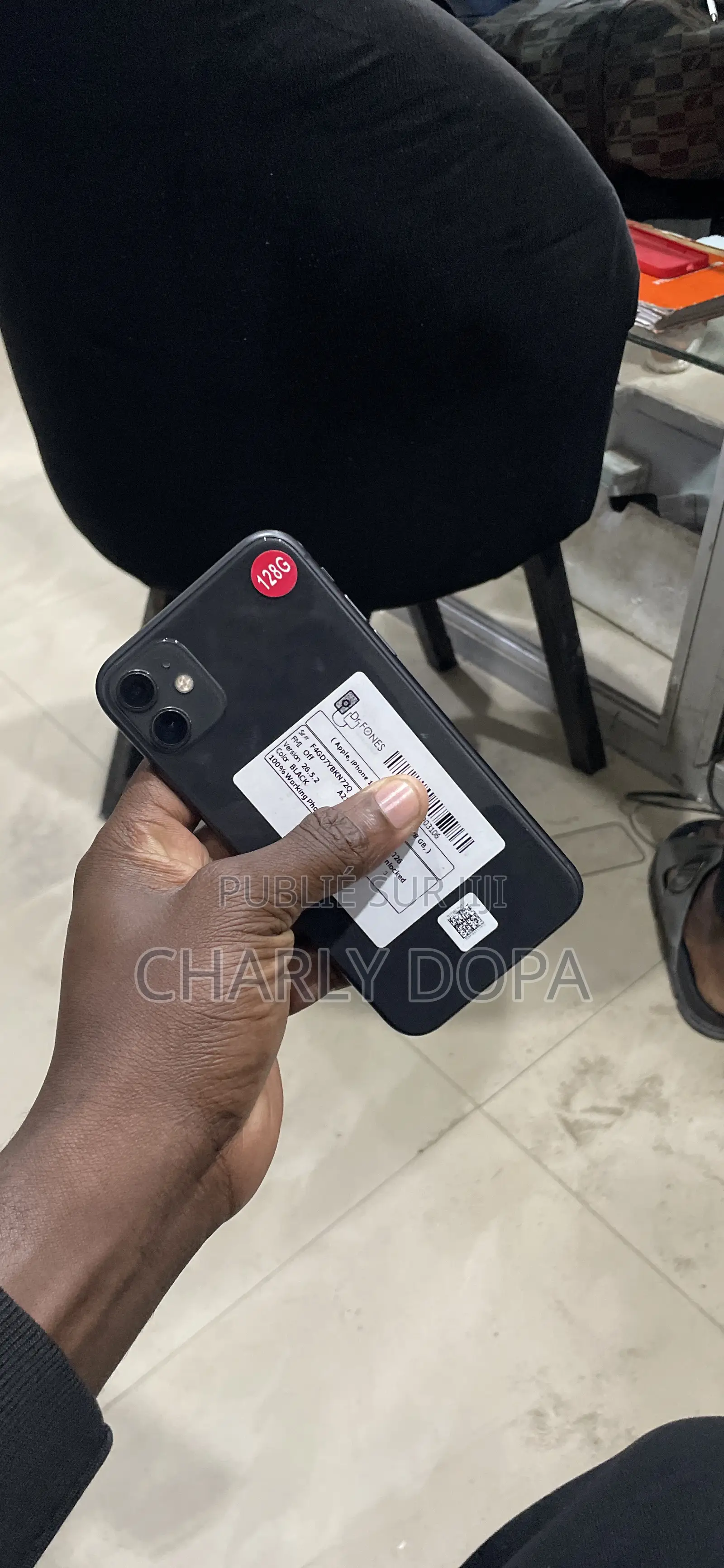 Apple iPhone 11 128 GB Noir