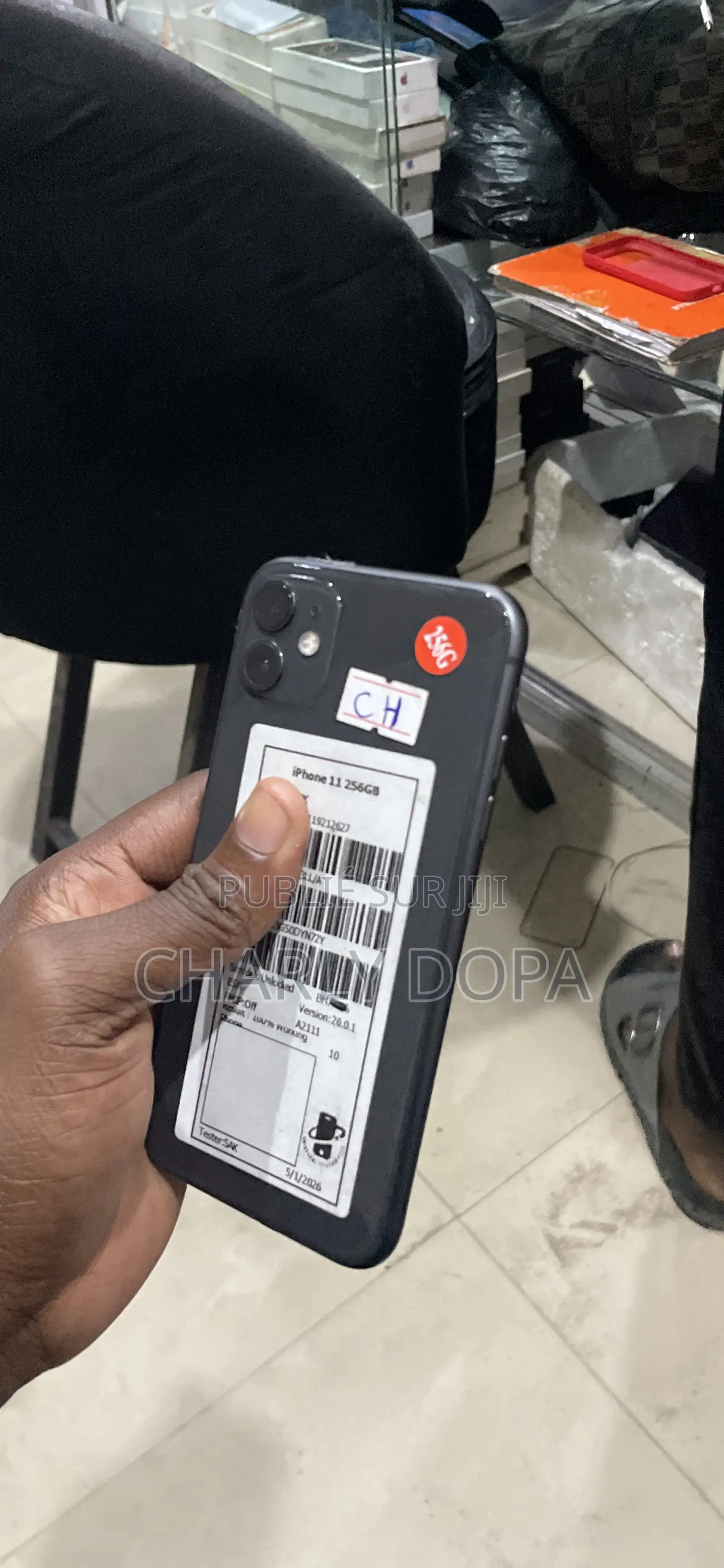 Apple iPhone 11 256 GB Noir