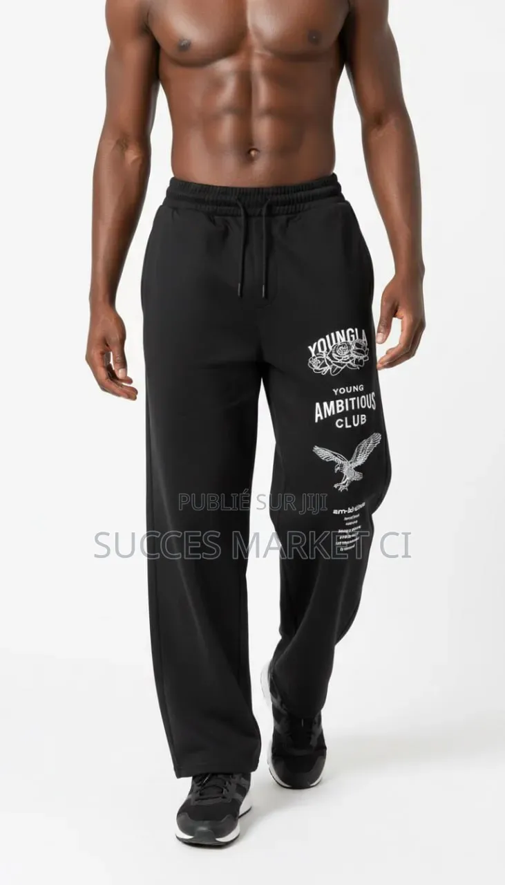 Pantalon Jogger Noir YoungLA – The Immortal