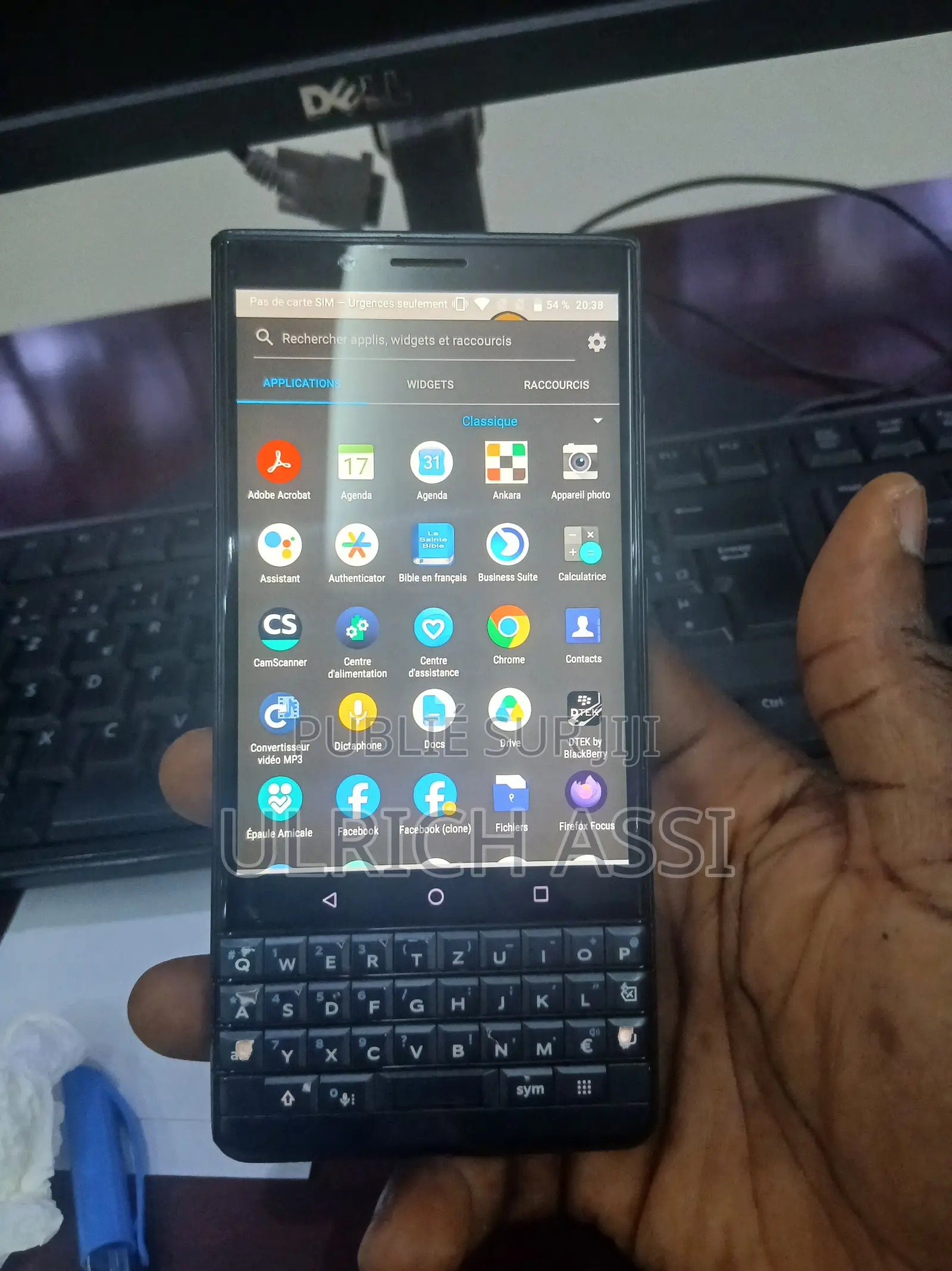 BlackBerry KEY2 64 GB Noir