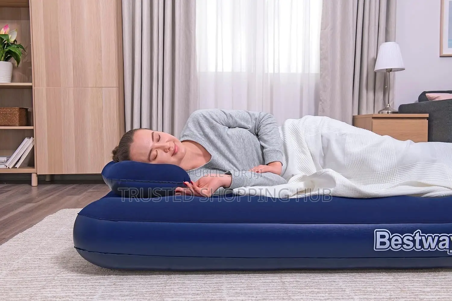 Matelas Gonflable + Pompe Offerte