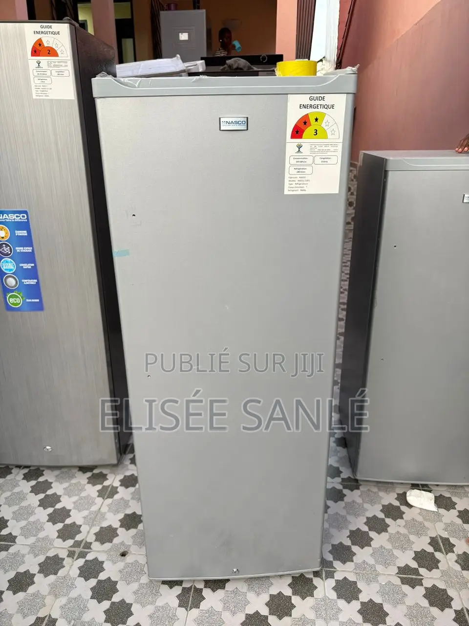 Congélateur Vertical 180l- 6 Casiers - Nasco