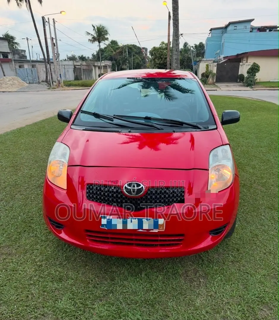 Toyota Yaris 2007 Rouge