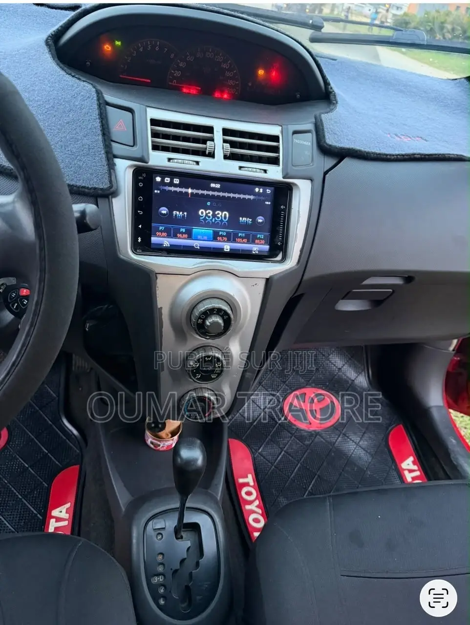 Toyota Yaris 2007 Rouge