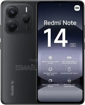 Nouveau Xiaomi Redmi Note 14 4G 128 GB Noir