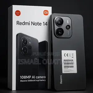 Nouveau Xiaomi Redmi Note 14 4G 128 GB Noir