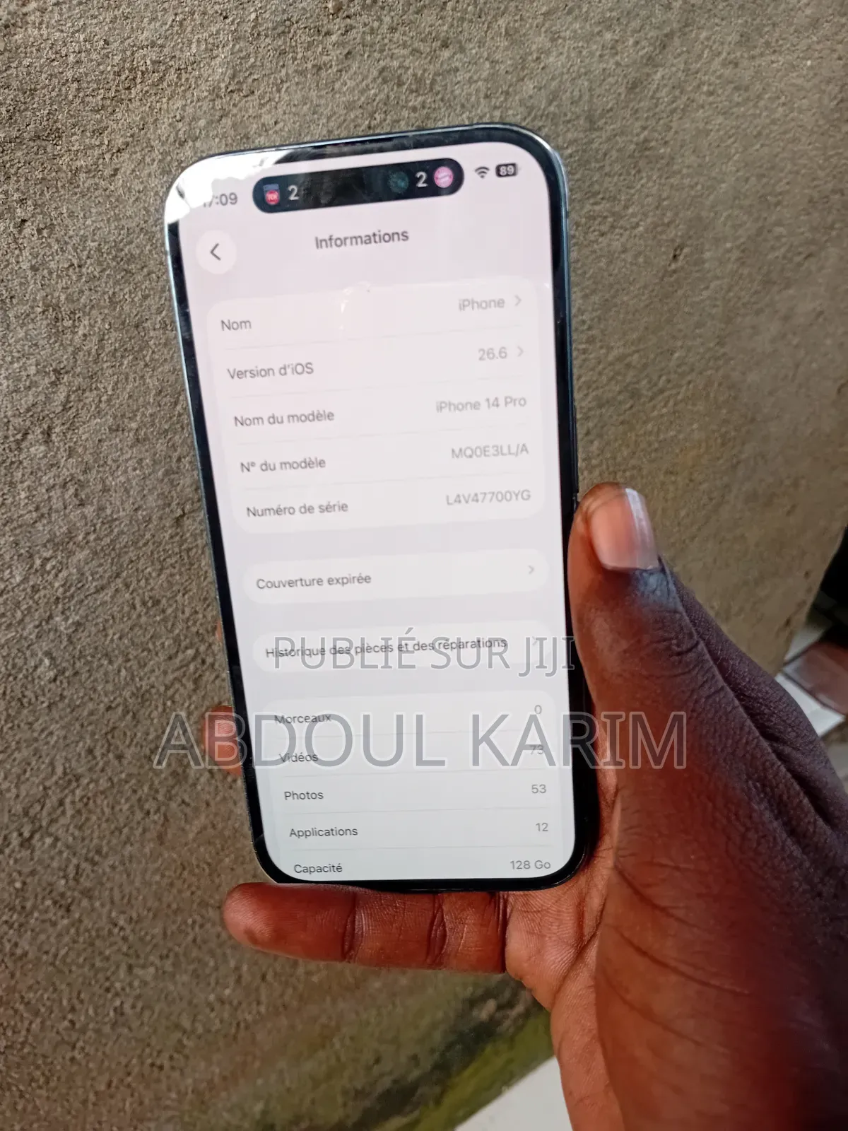 Nouveau Apple iPhone 14 Pro 128 GB Violet