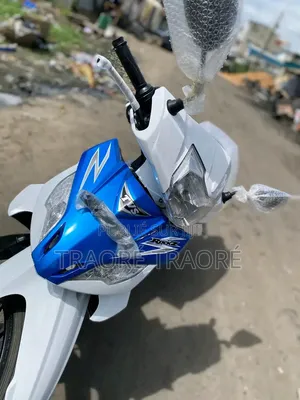 Nouveau TVS Rockz 125 2024 Bleu