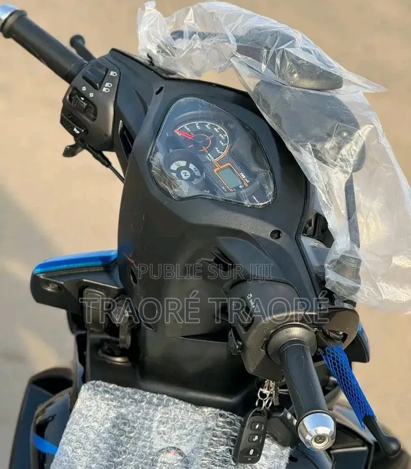 Nouveau TVS Rockz 125 2024 Bleu