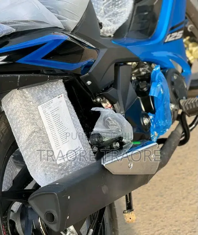 Nouveau TVS Rockz 125 2024 Bleu
